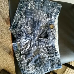 Cutest EVER patchwork womens American Eagle shorts